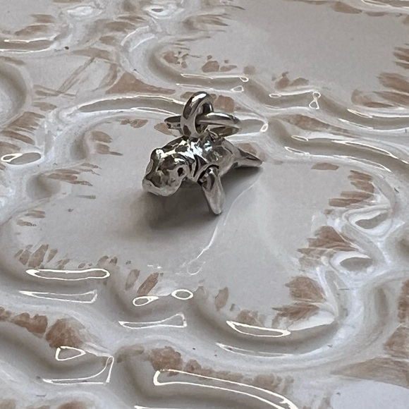 Tiny Walrus Charm Vintage Sterling Silver 925 NOS - Picture 2 of 6